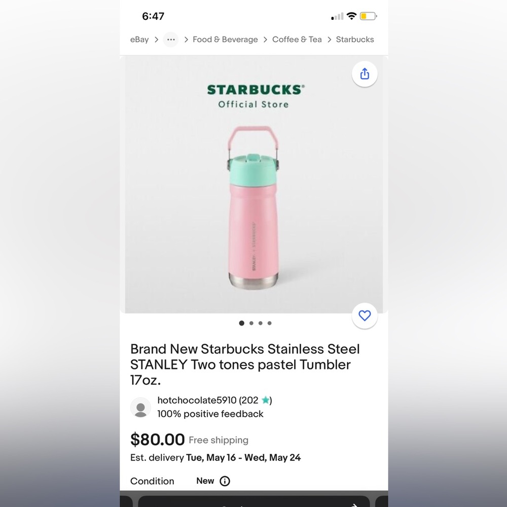 Stanley Starbucks Cup